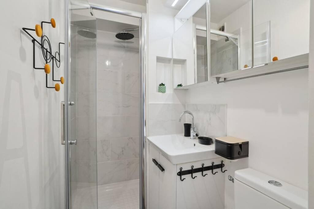 Charmant Appartement Vue Mer 7Eme - Plage 200M Marsylia Zewnętrze zdjęcie