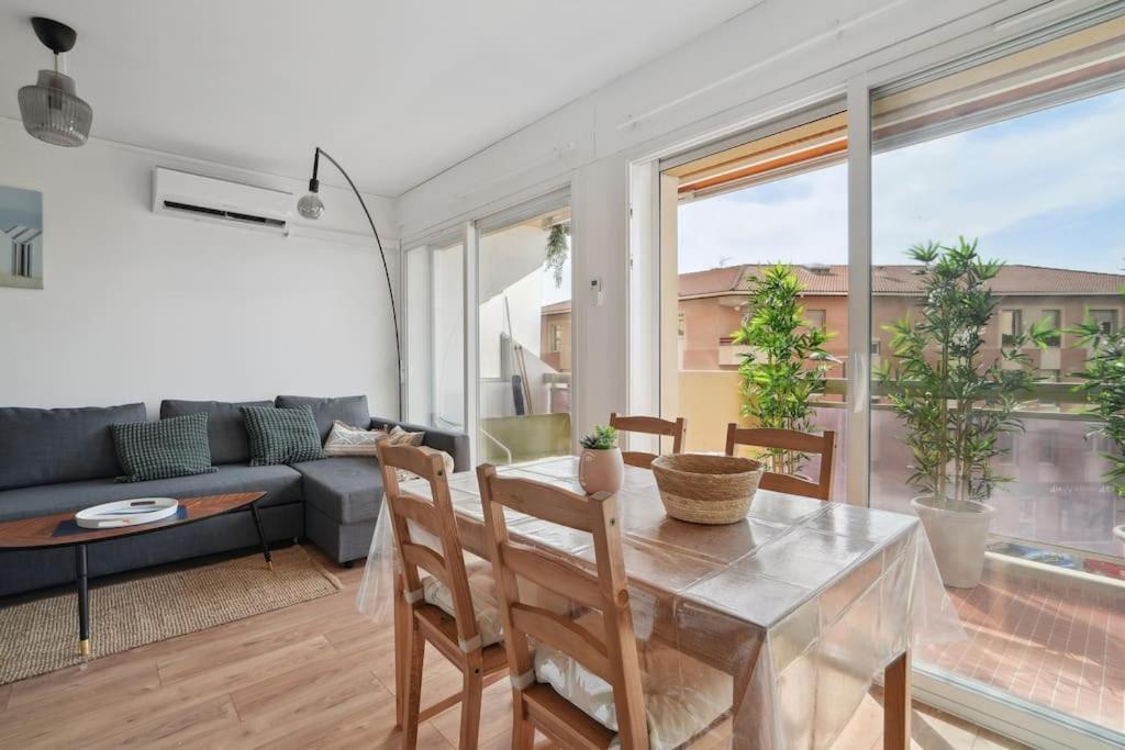 Charmant Appartement Vue Mer 7Eme - Plage 200M Marsylia Zewnętrze zdjęcie