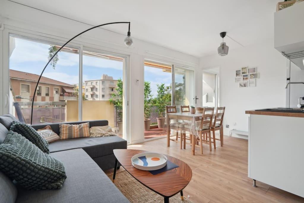 Charmant Appartement Vue Mer 7Eme - Plage 200M Marsylia Zewnętrze zdjęcie